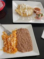 Empanada w Rice and Beans